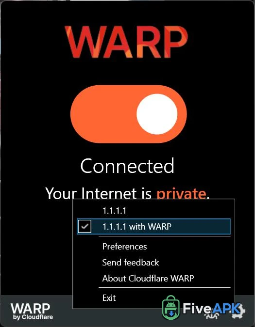 1.1.1.1 + WARP
